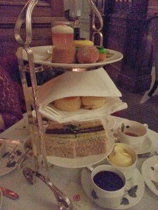 Traditional afternoon tea @ English Tea Room in Brown's Hotel