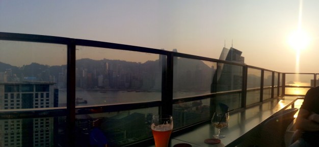 Stunning view of the Hong Kong Skyline 