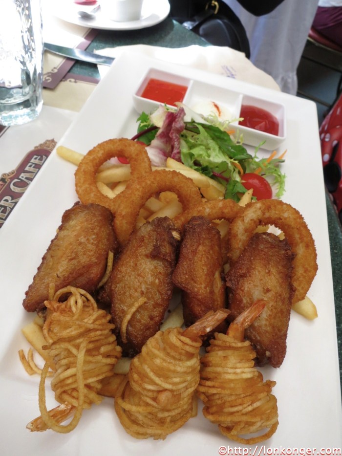 肚子很餓,所以還點了大街精選拼盤