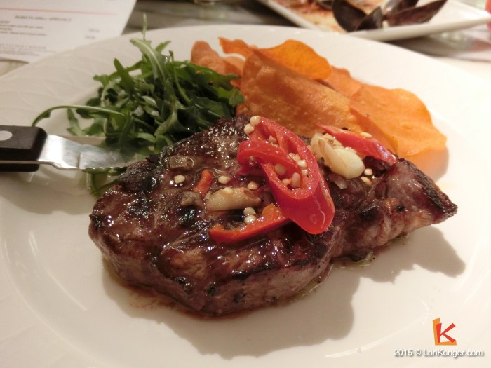 Rib-eye ( £9.95 )