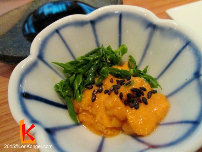 Sea urchin sashimi (uni) - We were particularly impressed that the restaurant was happy to indulge my request to satisfy my uni craving. It's not the best uni but one would hardly expect Hokkaido-quality in London.