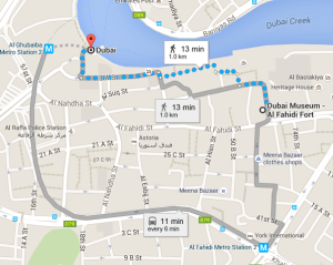 圖中終點就是上船的地方